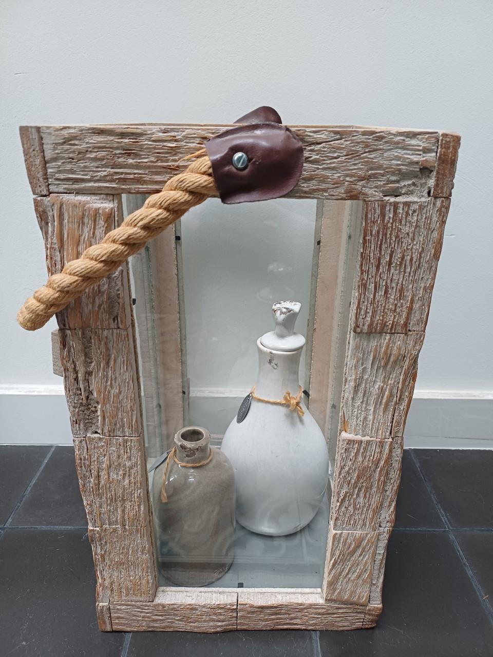 Prachtige, robuuste Rivièra Maison windlichten: 20 euro p/s