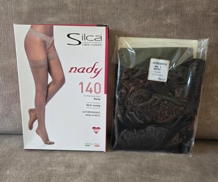 Silca hold-ups, zwart, maat M (nieuw)
