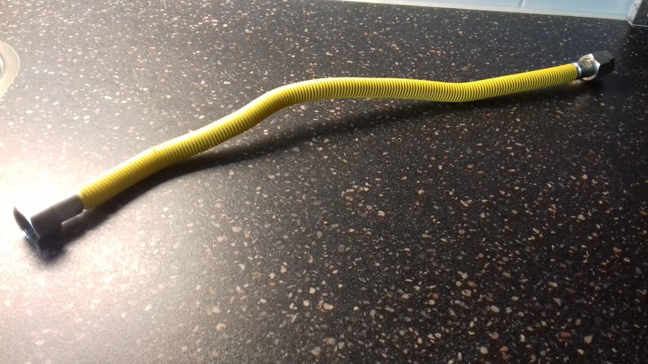 RVS gasslang die levenslang meegaat 60 cm