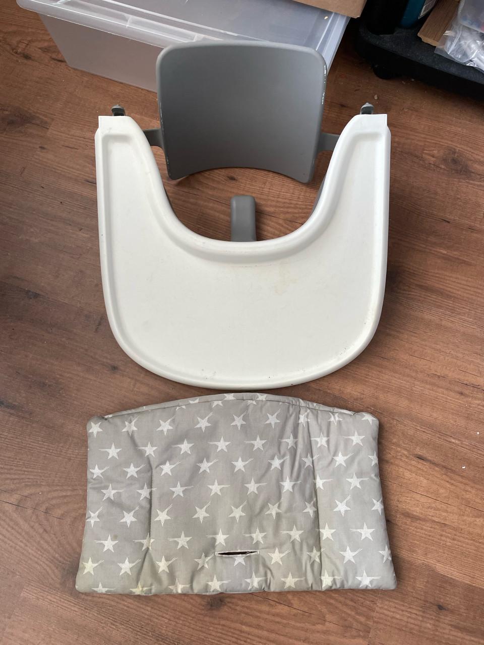 Triptrap kinderstoel grijs