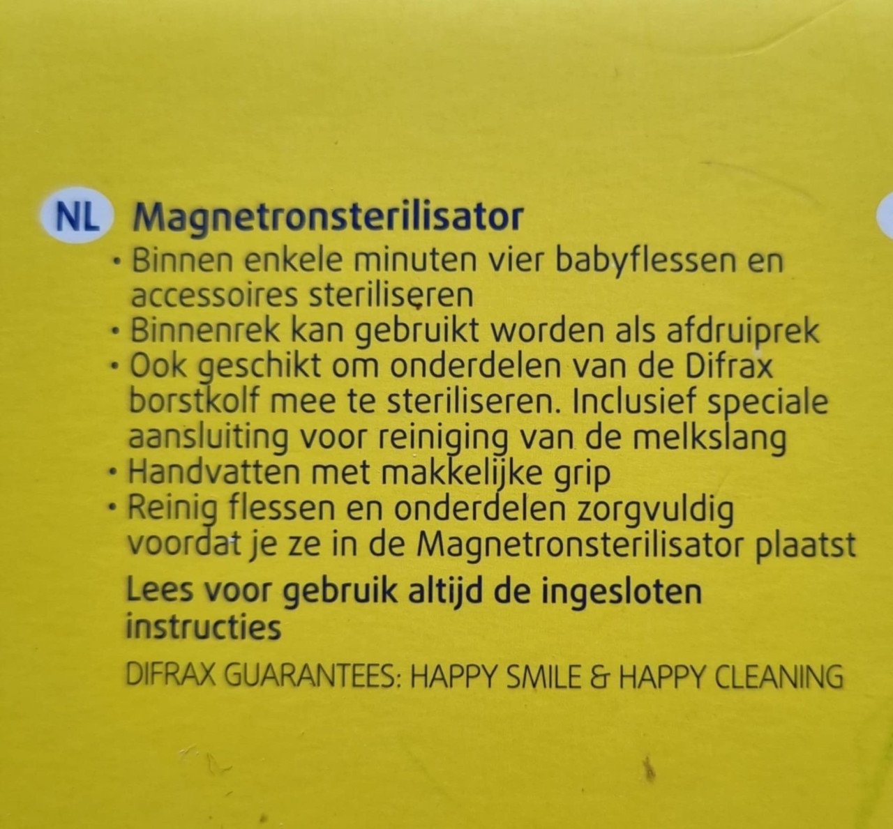 Difrax magnetronsterilisator
