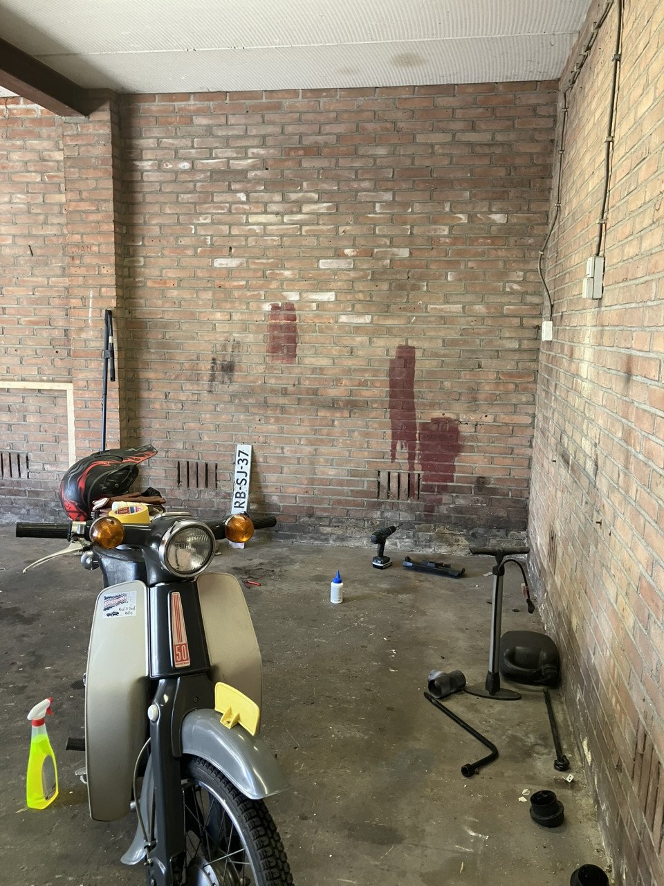 Te koop 3 dubbele extra hoge garagebox
