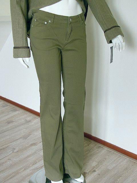 PJC RALPH LAUREN: Nieuwe stretchbroek diepgroen maat 36+38