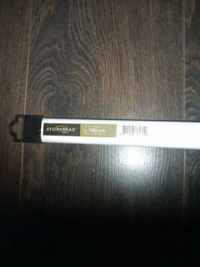 Nieuwe Storemax kledingroede 100 cm  5 euro