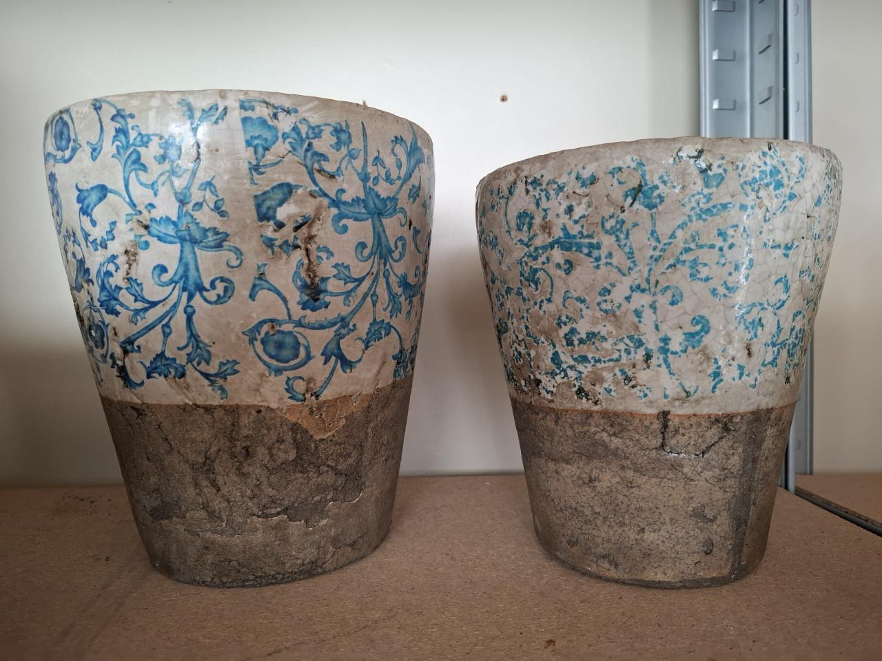 Prachtige set bloempotten