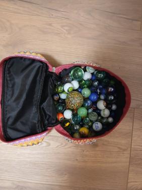 Knikkers incl opbergtasje