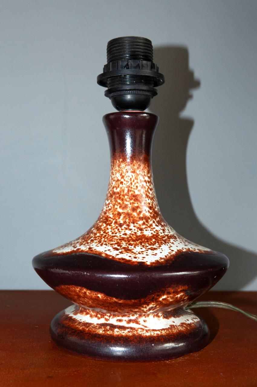 Retro voet voor lamp keramisch fat lava vintage '60/'70 of ouder