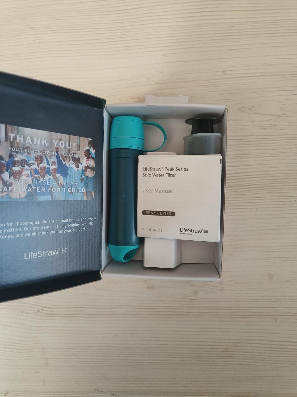 Lifestraw Solo waterfilter nieuw