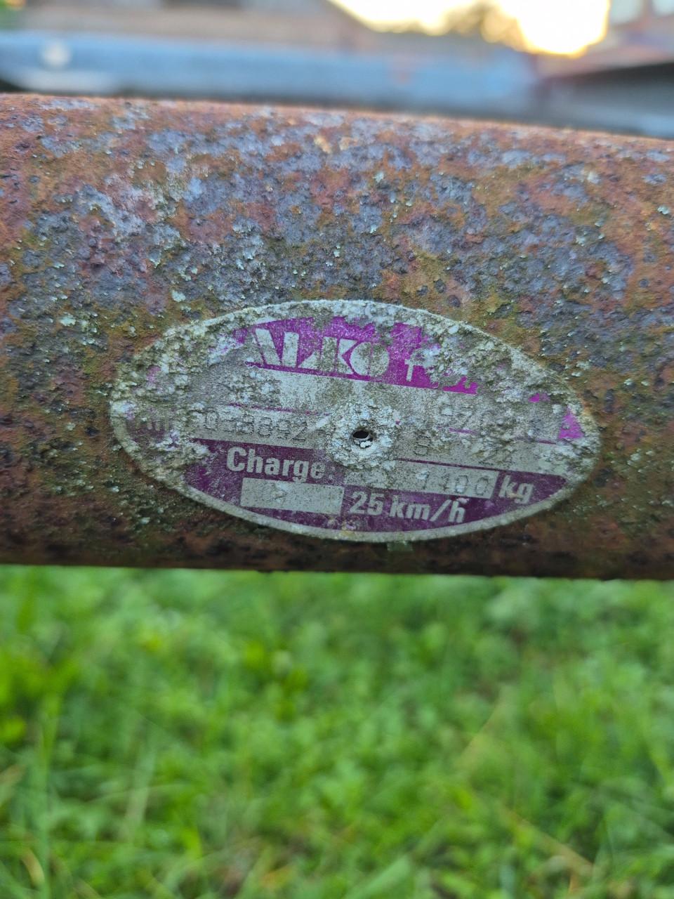 Onderstel aanhangwagen