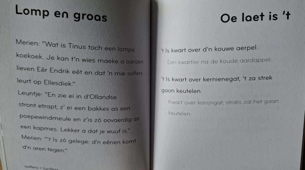 Uutstuuksels, door Engel Reinhoudt.