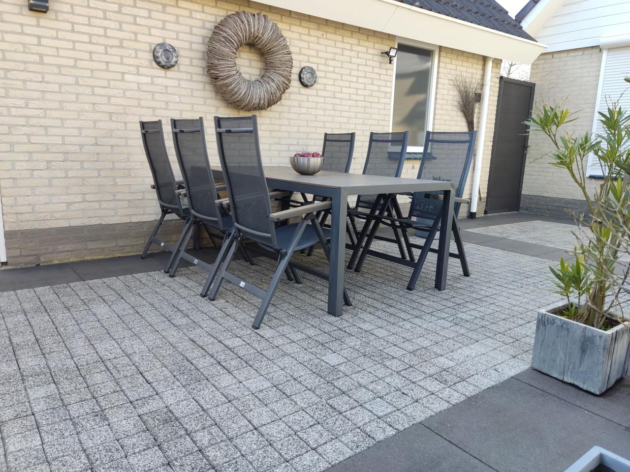 Tuinset Groot - 6 stoelen - Kussens