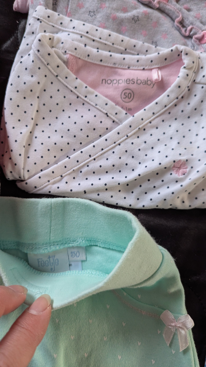 Kleding bundel maat 50/56 meisjeskleding