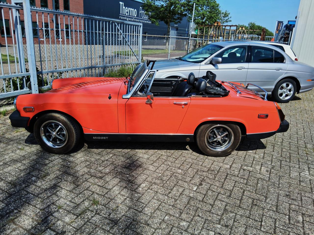 Zeer fraaie MG Midget uit 1979, 80.000 km