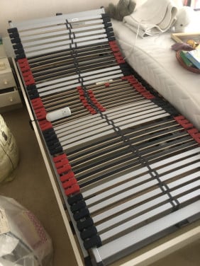 Elektrisch verstelbaar bed bodem incl matras