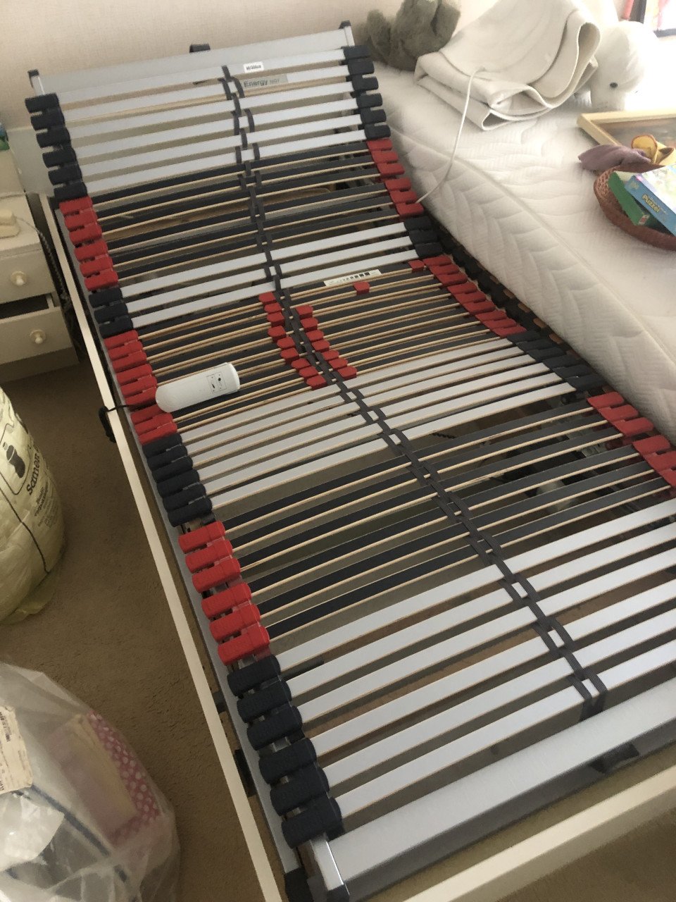Elektrisch verstelbaar bed bodem incl matras