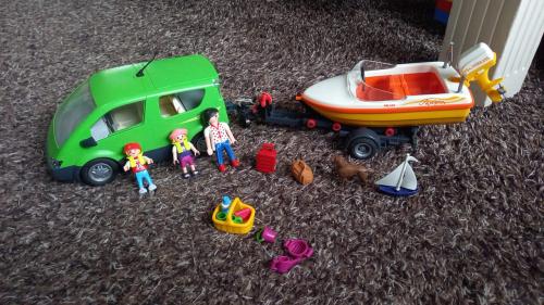 Playmobil set auto met boot