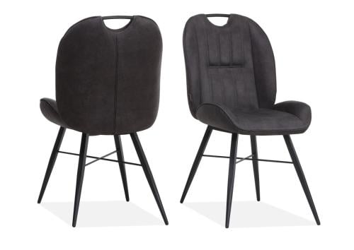 FIJNE EETKAMERSTOEL MET HANDGREEP