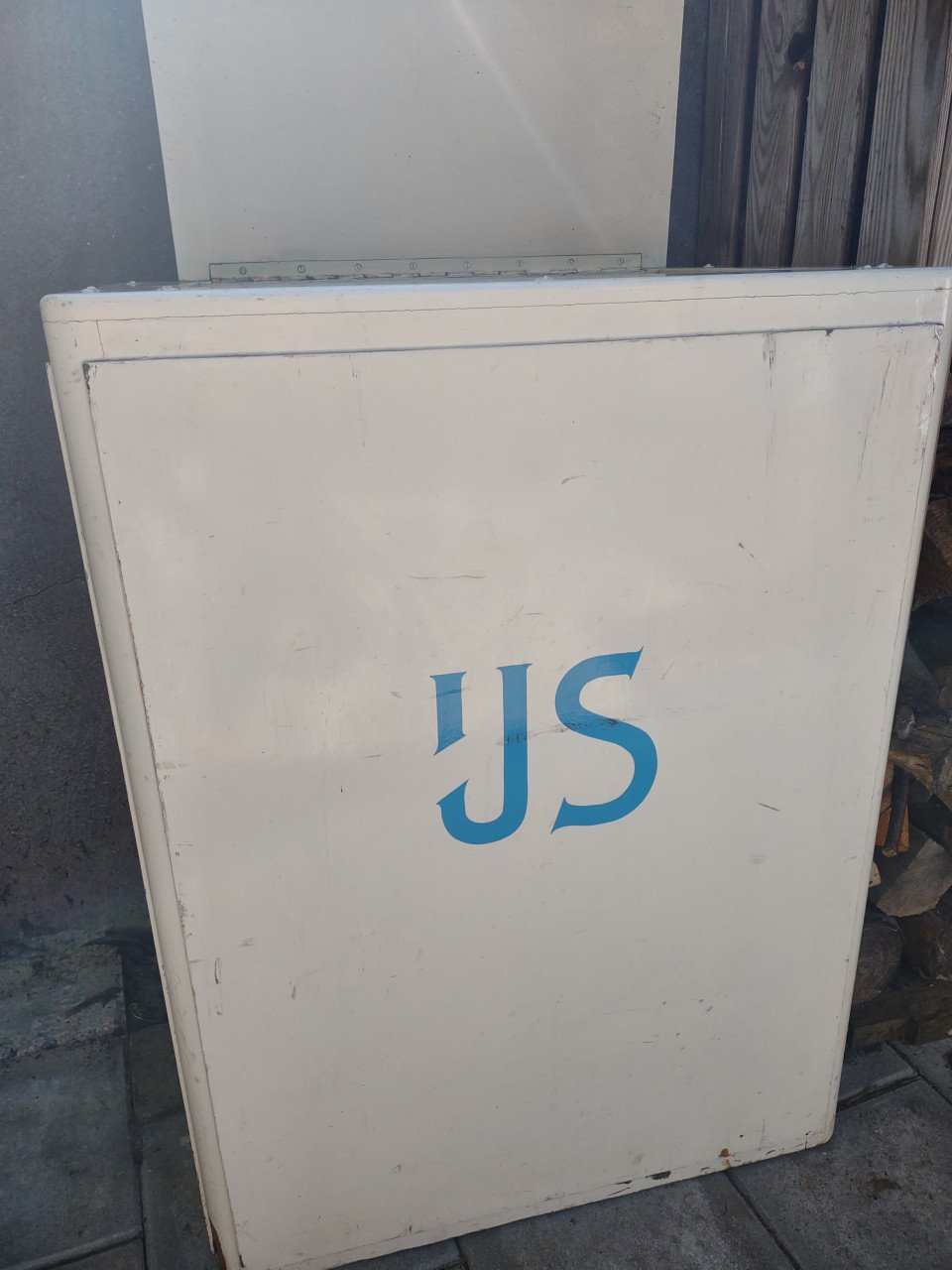Prachtige vintage ijs koelkast! Retro ijsjes kast! Isolatie.