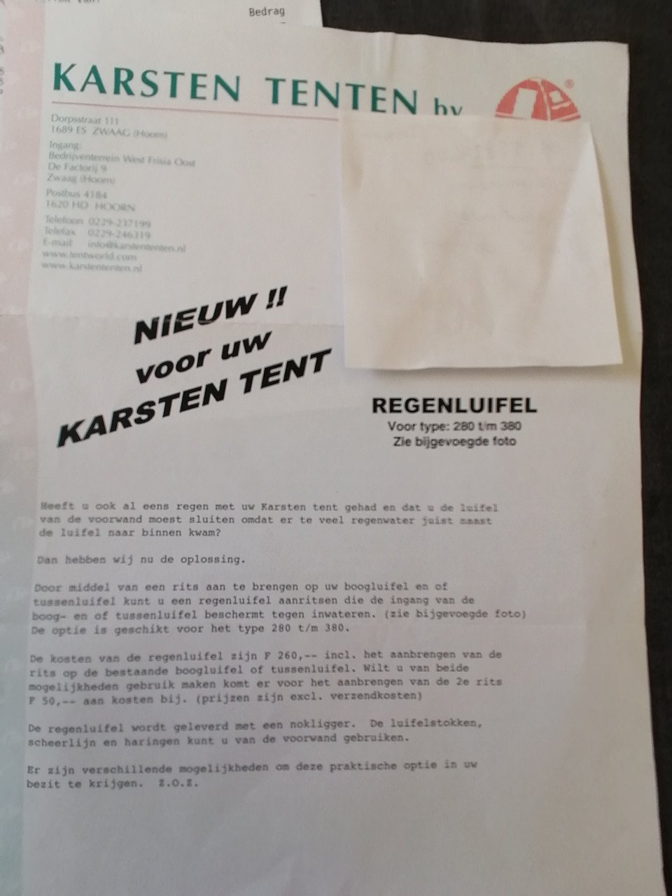 Karsten oppompbare familietent