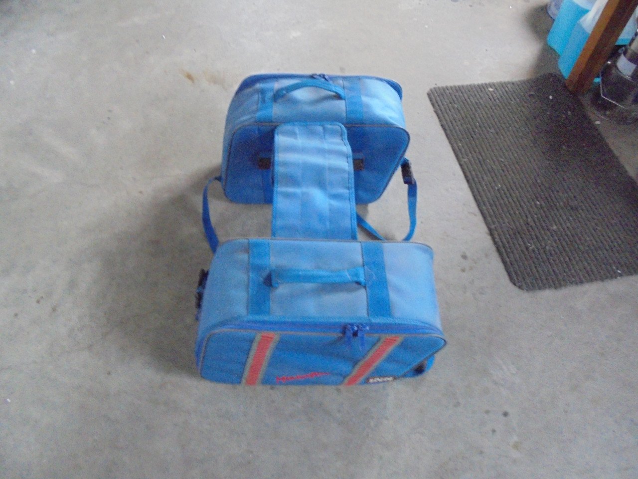 Set IXS zadeltassen voor op de motor