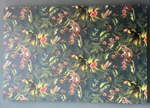 Groot jungle schilderij voor op de kinderkamer