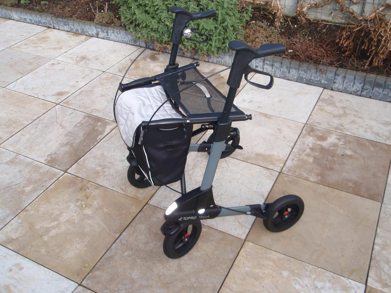 Zgan Topro Troja 2G opvouwbare lichtgewicht rollator met Softwielen