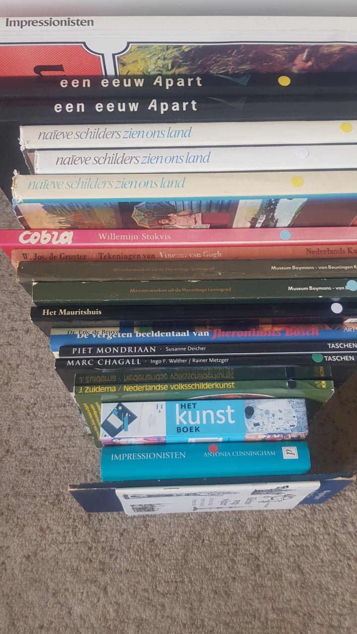 Grote partij kunstboeken