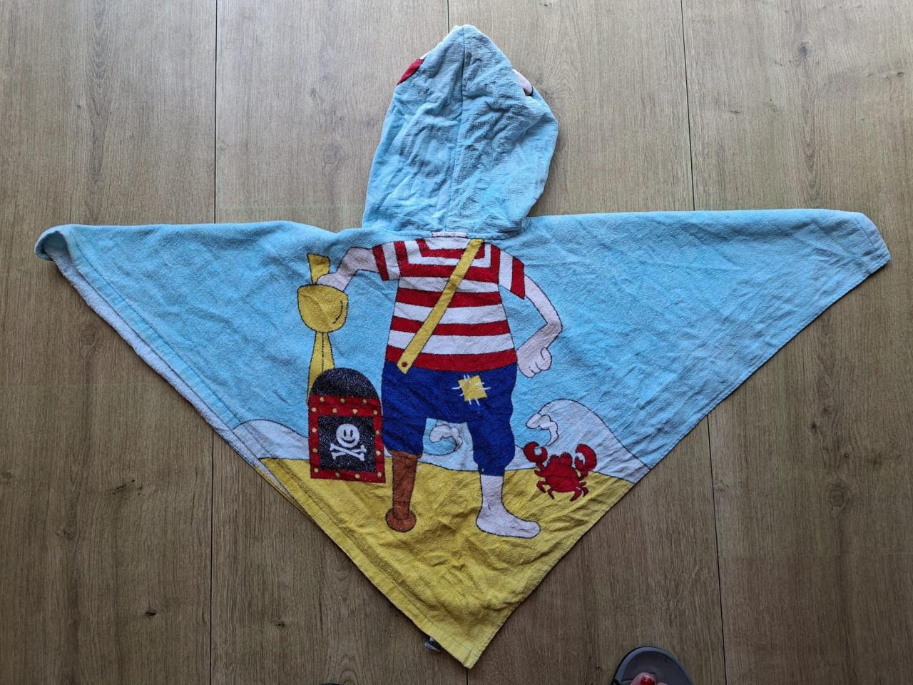 Fijne badcape Piraat