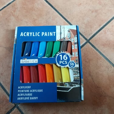 Acrylverf, nieuw