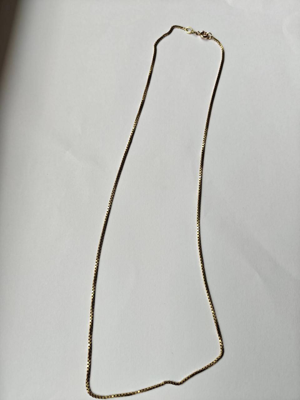 14 karaats gouden halsketting 50 cm