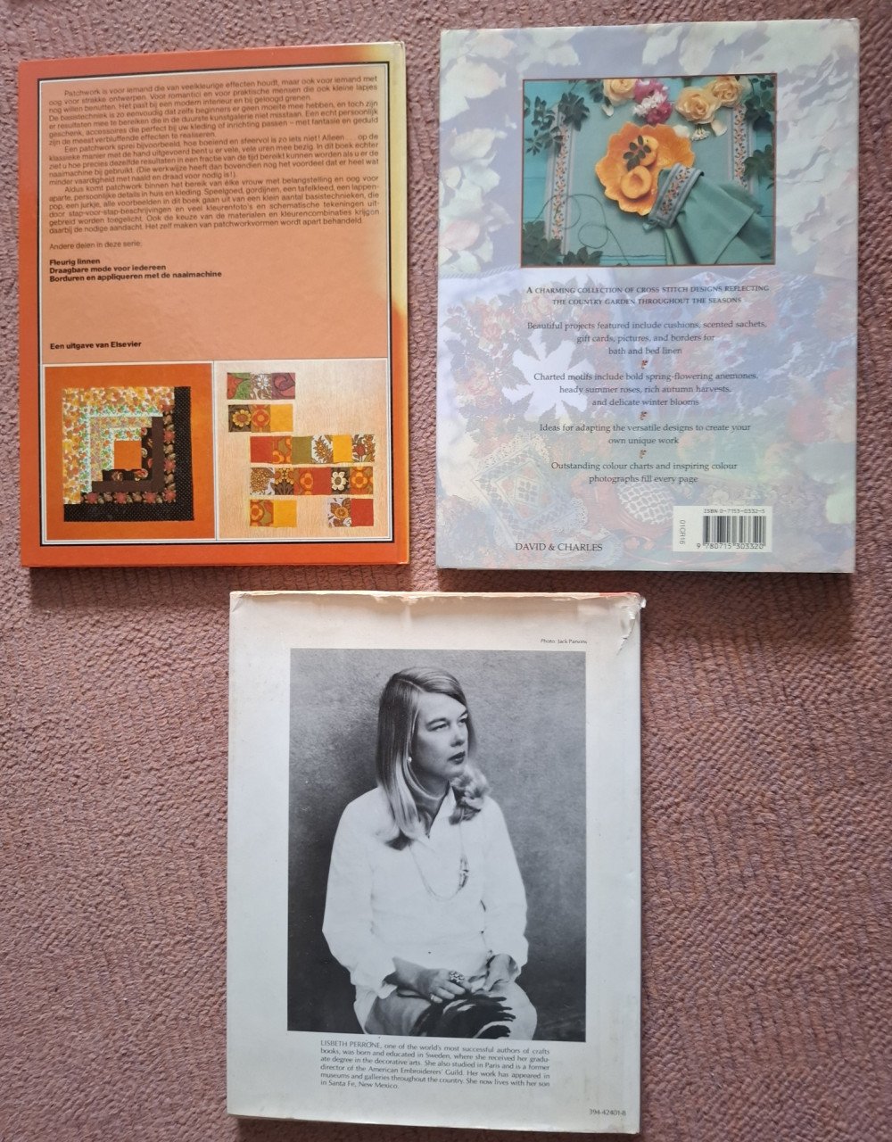 Diverse boeken over Borduren en Patchwork