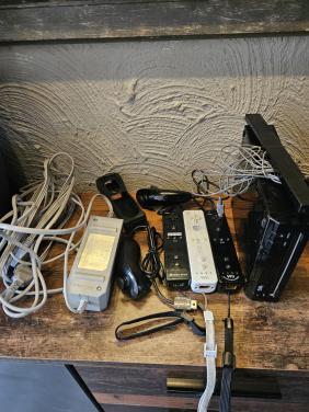 Nintendo Wii Zwart met 3 controllers en accessoires