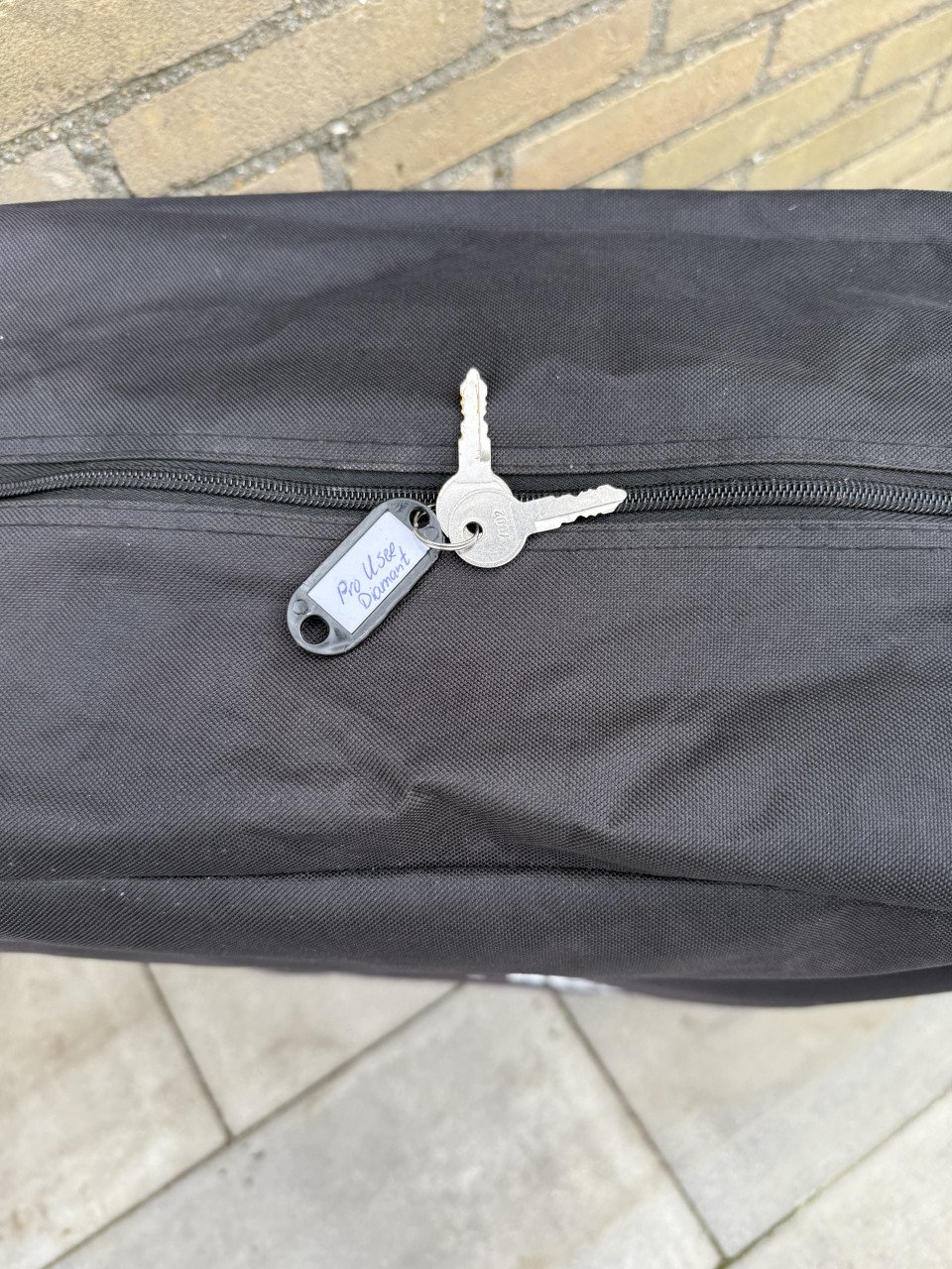 Pro User Diamant opvouwbare fietsendrager incl sleutels en tas