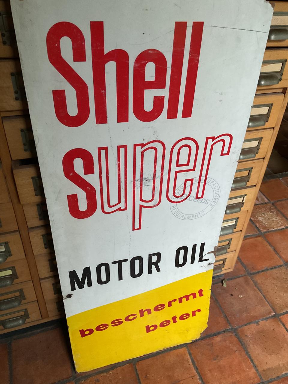 Vintage bord van Shell