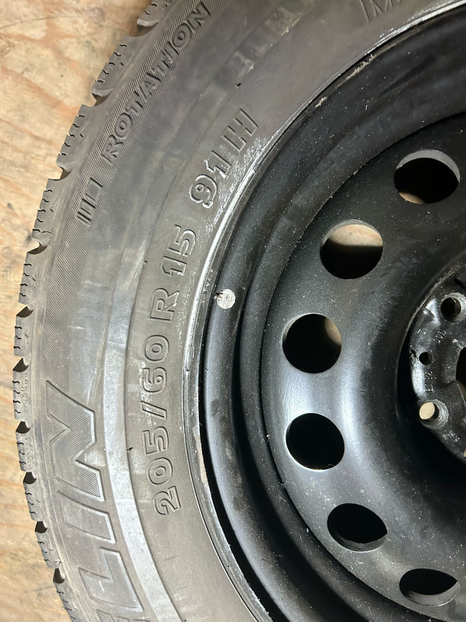 STALEN VELG-MICHELIN WINTERBAND