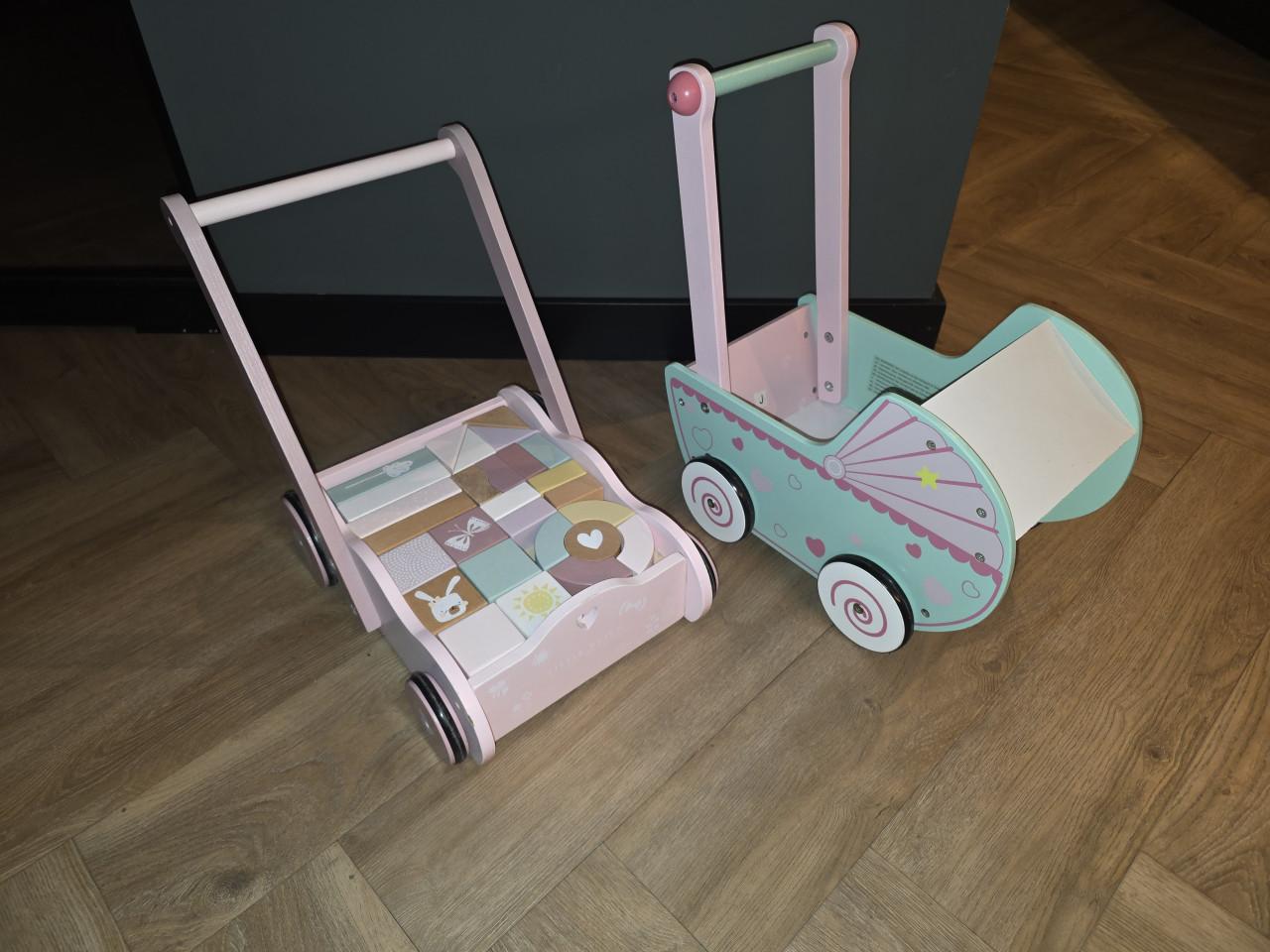 Little Dutch blokkenkar en poppenwagen