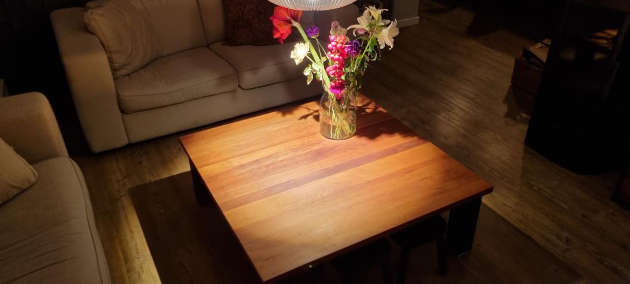 Kersen houten Eetkamer tafel (en Salontafel)