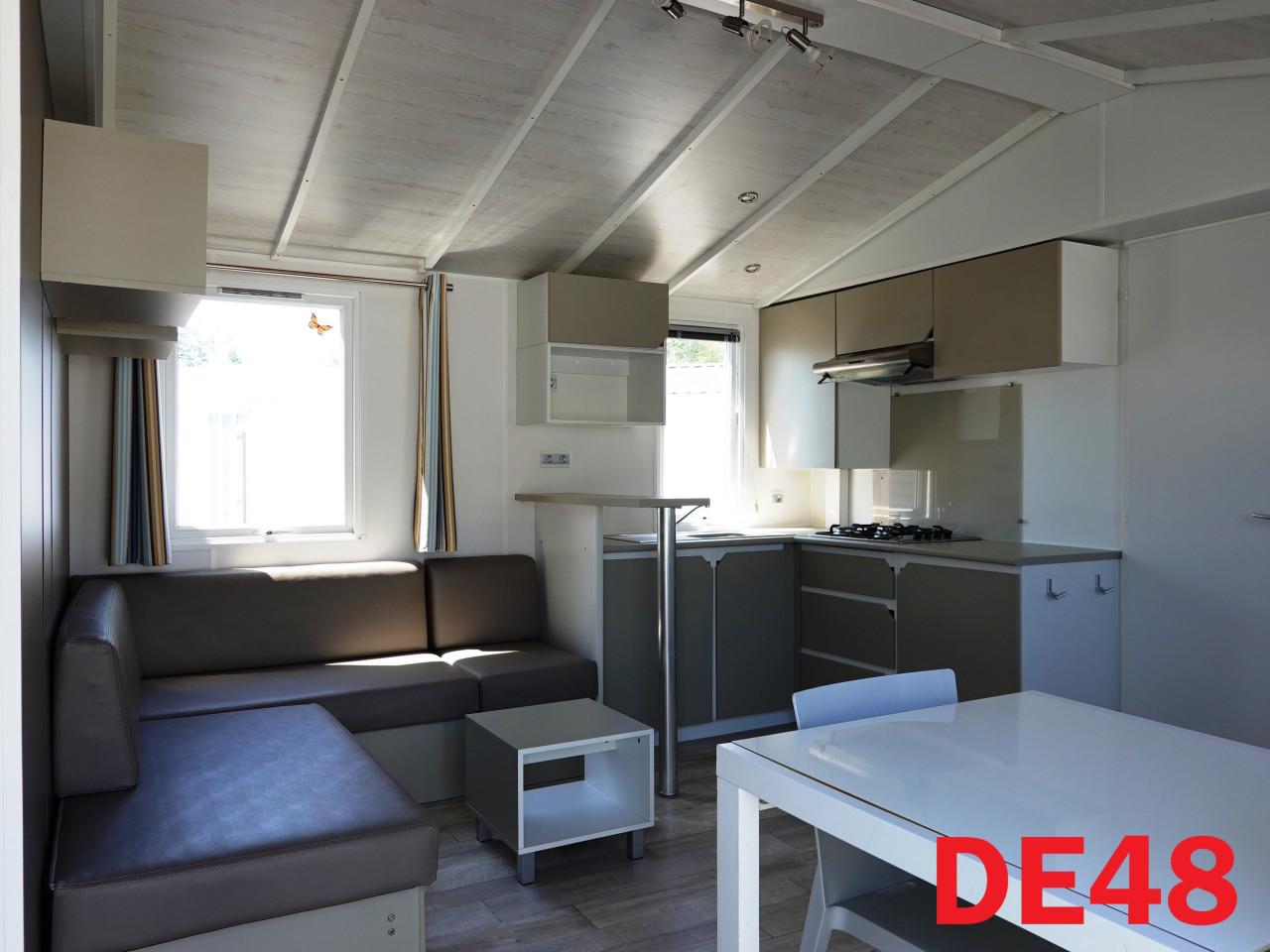 IRM chalets Super Titania met middenkamer dubbel glas 2 slk