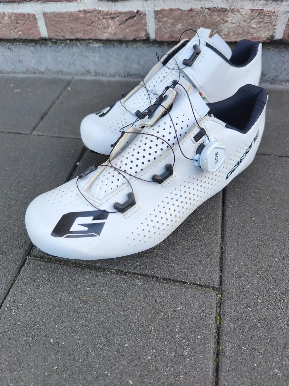 Gaerne race wielerschoen model G-Tuono maat 43.5 matt white