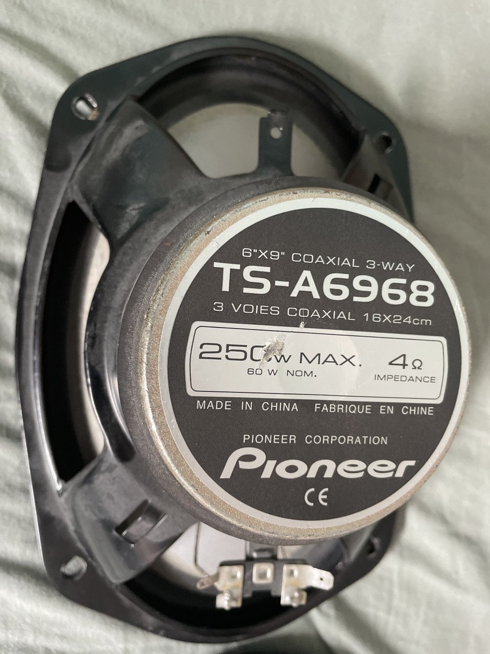 Pioneer 3-weg speakers ovaal TS-A6968 Max 250w