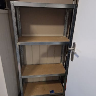 Metalen opberg rek  2x