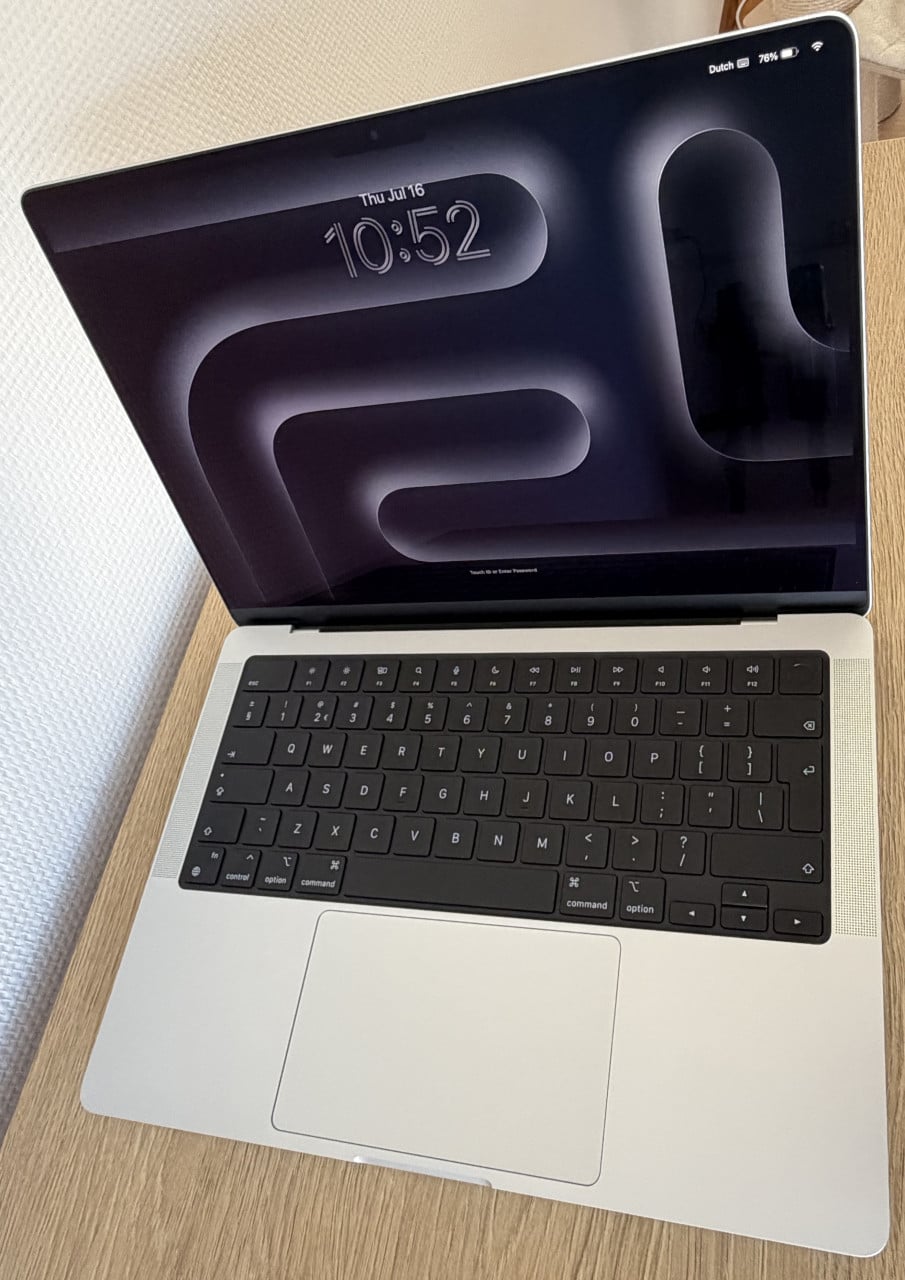 14‑inch MacBook Pro - Zilver met AppleCare+