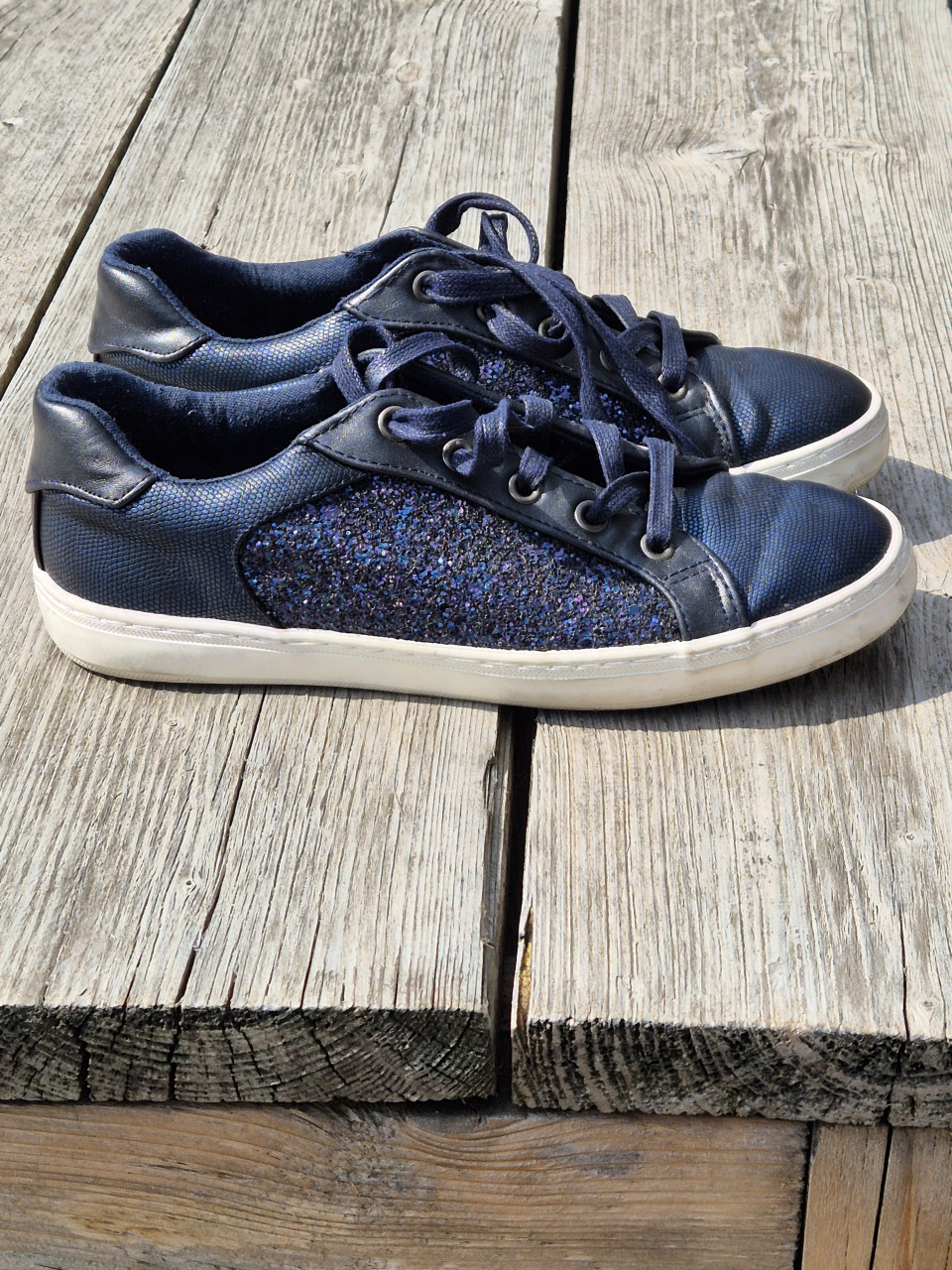 Blauwe sneakers, maat 38