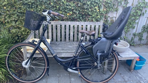 Mama fiets inclusief kinderstoel