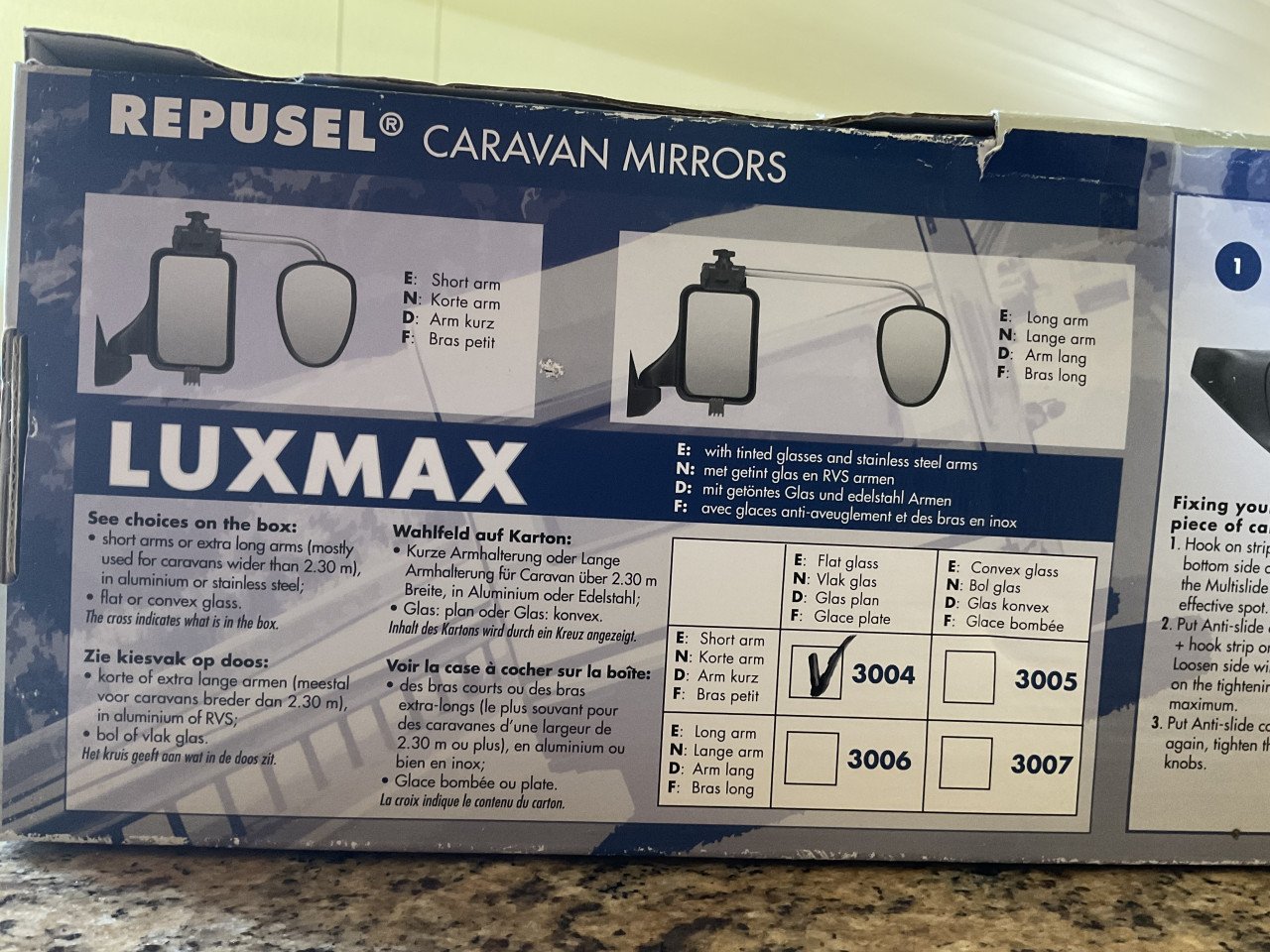 Caravan spiegels