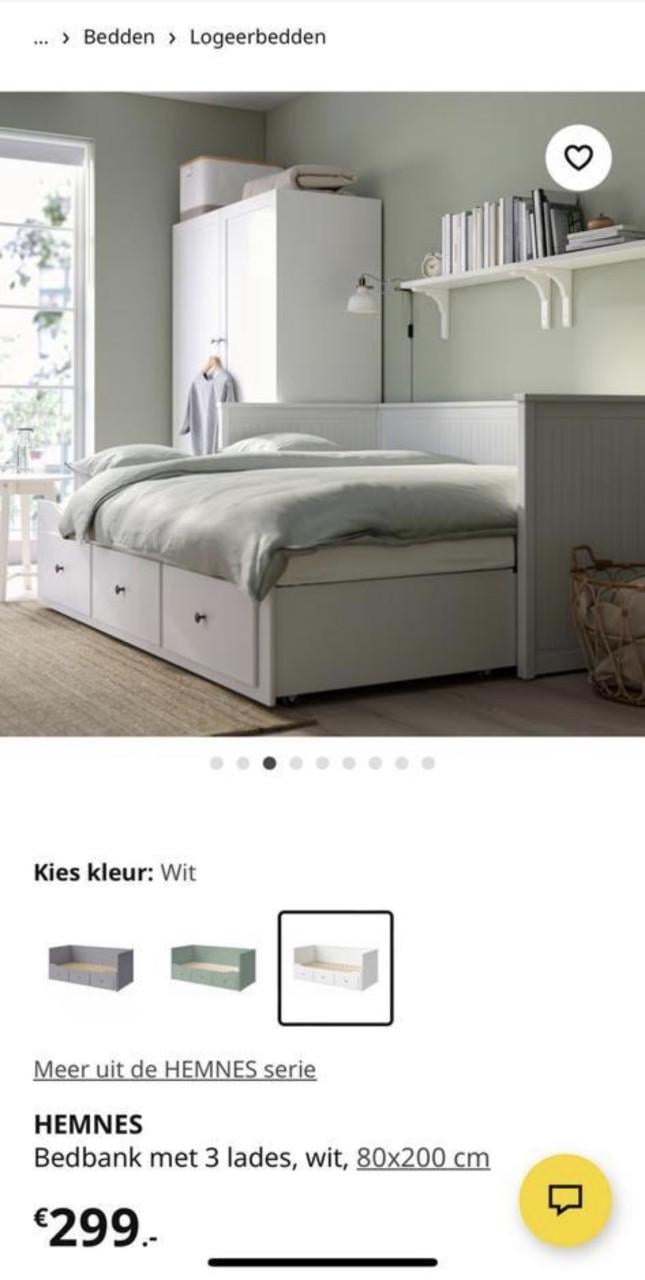 Hemnes bedbank IKEA