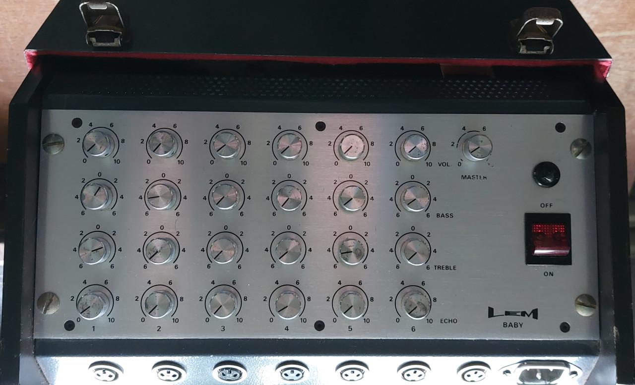 LEM BABY tape echo mixer amplifier in flight case
