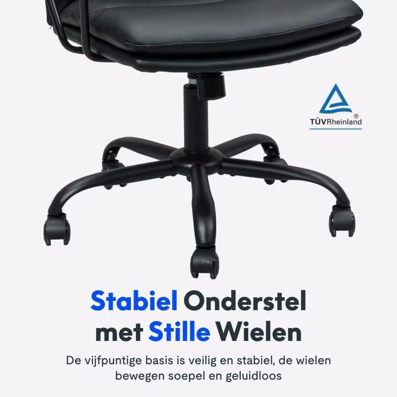 Loungestoel / bureaustoel HC3 - zwart - FlexiSpot - nieuw