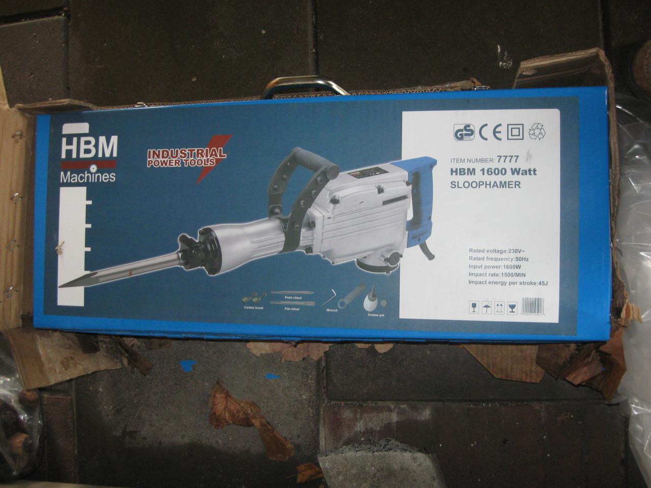Sloophamer nieuw HBM 1600 Watt 230 volt.