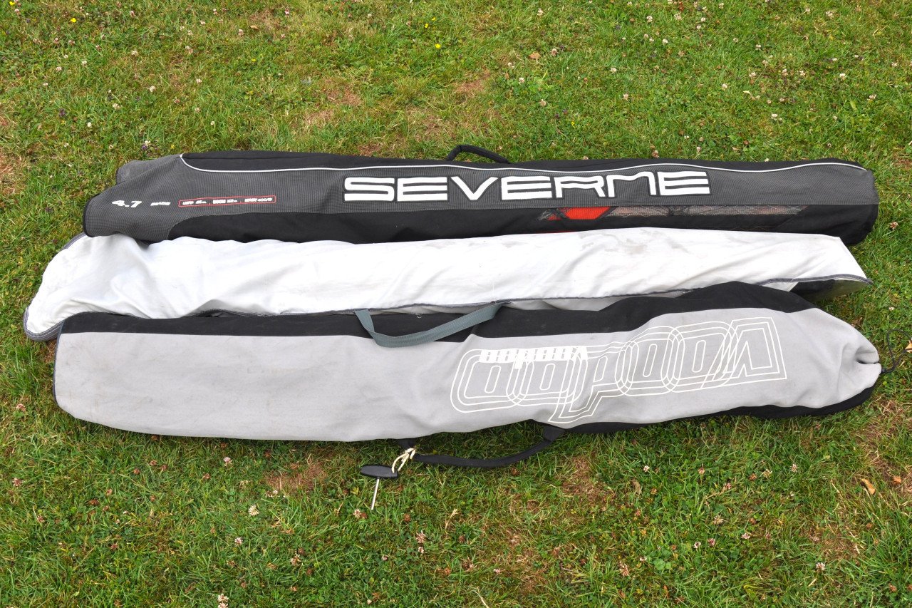 3.9 - 4.3 - 4.7m2 LoftSails LipWave zeilen set